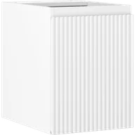 Szafki łazienkowe - Mexen Rivel szafka łazienkowa podumywalkowa 35 cm, 1 drzwi, ryflowana, biała mat - 91A21-03547-1-BF01 - miniaturka - grafika 1