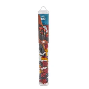 Plus-Plus tuba Basic Pociąg 100 - Klocki - miniaturka - grafika 1