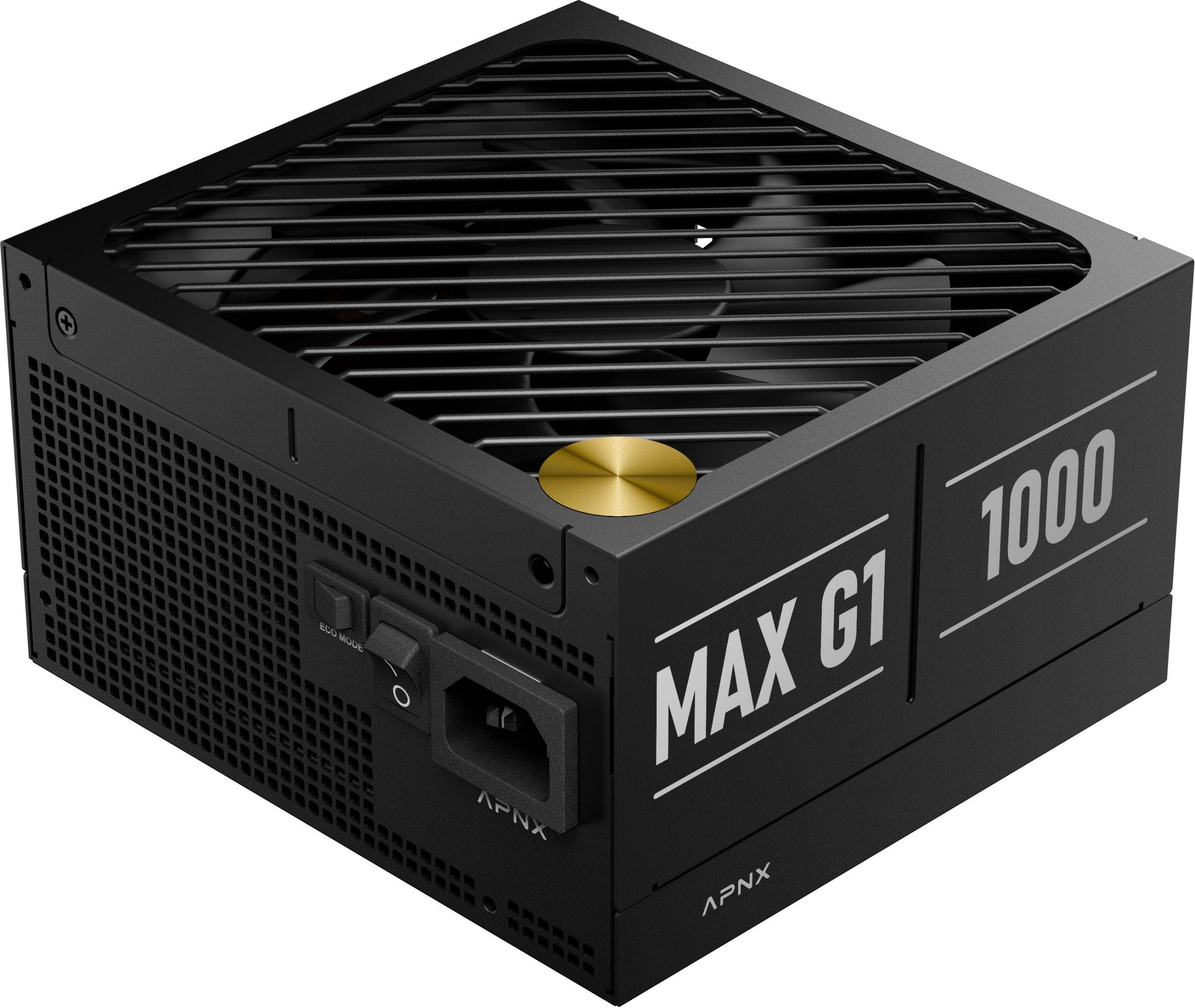 Zasilacz Apnx APNX MAX G1 1.000W 80 PLUS Gold zasilacz, ATX 3.1, PCIe 5.1, w pełni modularny, kompaktowy - 1.000 Watt, czarny APPG-MXK0FEC.X1