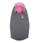 Śpiworki dla dzieci - CuddleCo Śpiworek wodoodporny Comfi-Extreme - szary melange/różowy CC843671 [8007658] - miniaturka - grafika 1