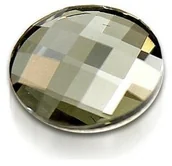 Ozdoby do paznokci - Ozdoba na paznokci Swarovski szachownica black diamond 6 mm 1 szt - miniaturka - grafika 1