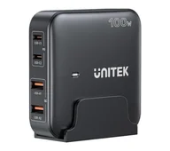 Ładowarki do telefonów - Unitek Ładowarka biurkowa GaN 100W 2x USB-A 2x USB-C - miniaturka - grafika 1
