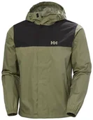 Kurtki męskie - Helly Hansen Męska kurtka przeciwdeszczowa Vancouver - zielona, 2XL - miniaturka - grafika 1