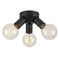Lampy sufitowe - Lampa sufitowa do salonu Mazzo 108549 Markslojd potrójna ściemnialna czarna - miniaturka - grafika 1