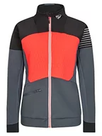 Kurtki damskie - Ziener Damska kurtka softshell / funkcyjna | wiatroszczelna, elastyczna, nie zawiera PFC, czerwony (hot red), 40 - miniaturka - grafika 1