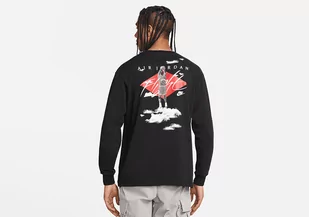 Nike Air Jordan Flight Essentials Statement 85 Crew Long Sleeve Black - Koszulki męskie - miniaturka - grafika 1