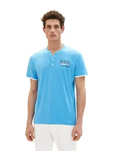 TOM TAILOR Koszulka męska 1036321, 18395-Rainy Sky Blue, XL, 18395 – Rainy Sky Blue, XL - Koszulki męskie - miniaturka - grafika 1