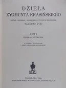 Książki o kulturze i sztuce - Dzieła Zygmunta Krasińskiego 1934 r. - miniaturka - grafika 1