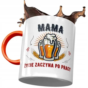 Kubek Pomarańczowy Dla Mamy Matki na Dzień Mamy z Nadrukiem ze Zdjęciem + Opakowanie na prezent (wzór 01) - Kubki Kubek Pomarańczowy Dla Mamy Matki na Dzień Mamy z Nadrukiem ze Zdjęciem + Opakowanie na prezent (wzór 01) - Kubki - miniaturka - grafika 1