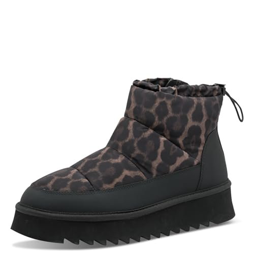 Tamaris Damskie buty WL Boot 1-26810-45 śniegowce, czarne/panterki, 39 EU, Black Leopard, 39 EU