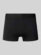 Kąpielówki męskie - Spodenki kąpielowe o kroju super skinny fit z nadrukiem z logo - miniaturka - grafika 1