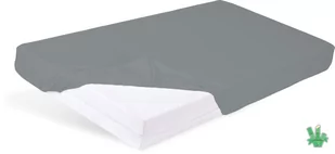 Prześcieradło bambusowe 160x200 Bamboo z gumką ciemnoszare Matex - Prześcieradła - miniaturka - grafika 1
