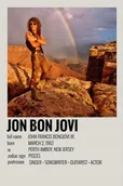 Podkładki pod mysz - PODKŁADKA POD MYSZ Z Nadrukiem 22x18 cm Bon Jovi Rock Vintage Tekst Prezent - miniaturka - grafika 1