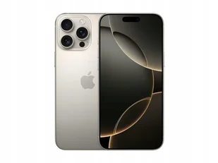 Apple iPhone 16 Pro Max 1TB Tytan Naturalny Beżowy - Telefony komórkowe - miniaturka - grafika 1