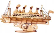 Puzzle - PUZZLE 3D ROBOTIME DREWNIANY WYCIECZKOWIEC CRUISE SHIP MODEL 3D DIY 145el. - miniaturka - grafika 1