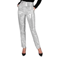 Spodnie damskie - WIDMANN MILANO PARTY FASHION - Cekinowe spodnie damskie Party Fashion, Disco Fever, Schlagermove, spodnie damskie - miniaturka - grafika 1