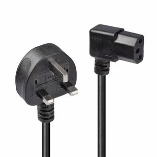 Lindy 30446 kabel zasilające Czarny 1 m C13 panel - Kable komputerowe i do monitorów - miniaturka - grafika 1