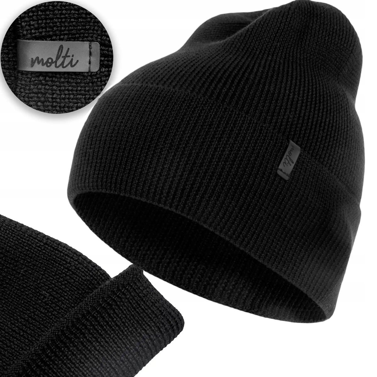 Ciepła czapka damska jesienna zimowa wiosenna przejściowa 55-60