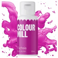 Dodatki do ciast w proszku - Barwnik olejowy do mas tłustych kremów czekolady różowy colour mill 20ml - miniaturka - grafika 1