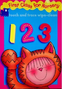 1st Class Nursery Wipe Clean 123 - Książki kucharskie - miniaturka - grafika 1
