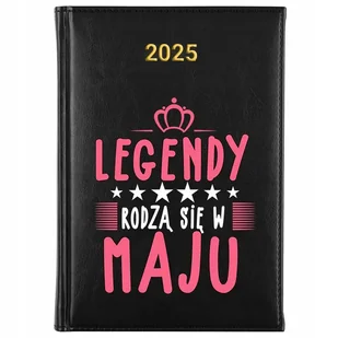 KALENDARZ TERMINARZ PLANER DZIENNY A5 2025 LEGENDY RODZĄ SIĘ W MAJU WZORY - Notesy i bloczki - miniaturka - grafika 1