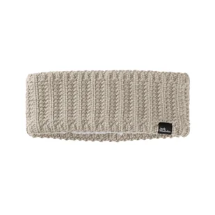 Damska Opaska JACK WOLFSKIN HIGHLOFT KNIT HEADBAND W 1908022-6260 – Szary - Czapki damskie - miniaturka - grafika 1