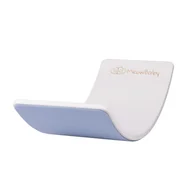 Skoczki dla dzieci - MeowBaby® Deska do Balansowania z Filcem 80x30cm dla Dzieci, Balance Board Biały z Filcem, Błękitny - miniaturka - grafika 1