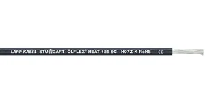 LappKabel Przewód OLFLEX HEAT 125 SC 1x6 czarny 1238001 /bębnowy/ 1238001 - Przewody elektryczne - miniaturka - grafika 1