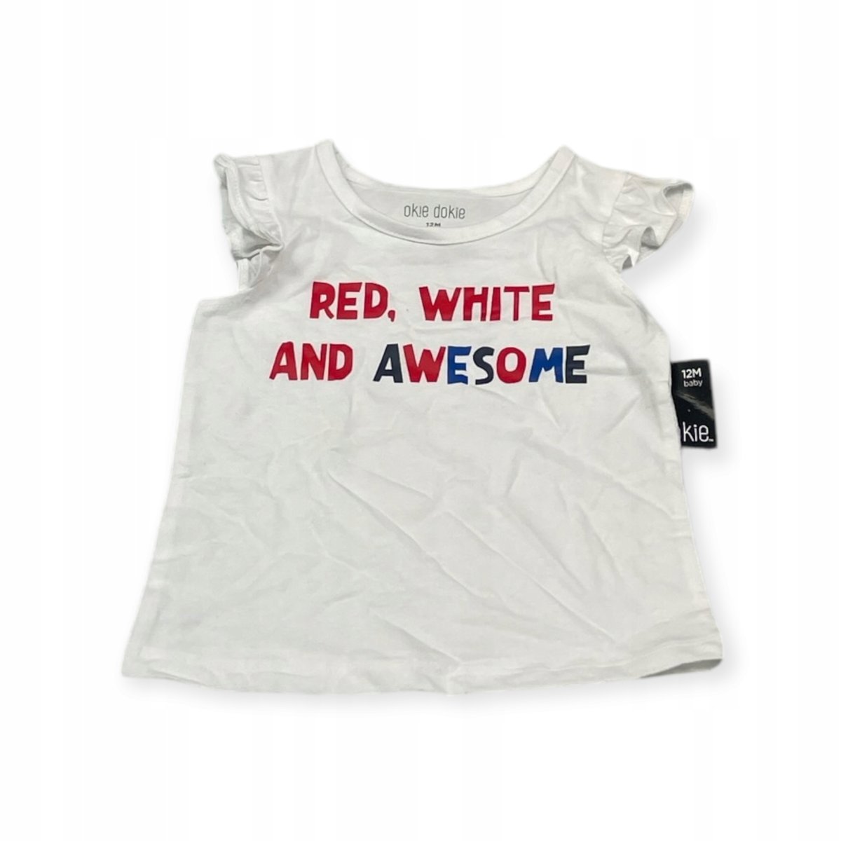 Koszulka dziewczęca Okie Dokie 12 miesięcy