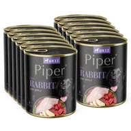 Mokra karma dla psów - DOLINA NOTECI Piper dla psa z królikiem i jabłkiem 12x800g - miniaturka - grafika 1
