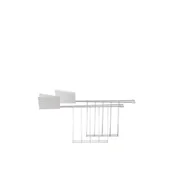 Akcesoria i części AGD - Zestaw dwóch ramek do tostera, biały MDL08RA W - miniaturka - grafika 1