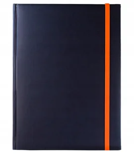 Notes książkowy A4 Tury GRANAT gumka zamykająca pomarańczowa, notatnik - Notesy i bloczki Notes książkowy A4 Tury GRANAT gumka zamykająca pomarańczowa, notatnik - Notesy i bloczki - miniaturka - grafika 1