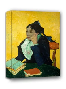 L'Arlésienne Madame Joseph-Michel Ginoux, Vincent van Gogh - obraz na płótnie Wymiar do wyboru: 30x40 cm - Obrazy i zdjęcia na płótnie - miniaturka - grafika 1