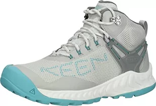 KEEN Damskie buty trekkingowe Nxis Evo o średniej wysokości, wodoszczelne, szybkie pakowanie, Para/porcelana, 42 EU - Buty trekkingowe damskie - miniaturka - grafika 1