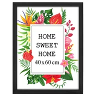 Ramki na zdjęcia - Ramka na zdjęcia 40x60 cm, drewniana w kolorze czarnym - miniaturka - grafika 1