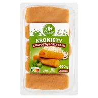 Szybkie dania obiadowe - Carrefour Classic Krokiety z kapustą i grzybami 400 g - miniaturka - grafika 1