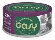 Mokra karma dla kotów - OASY MORE LOVE Tuńczyk z sardynkami 70 g - miniaturka - grafika 1