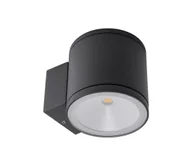 Lampy ogrodowe - Redo 9594 - LED zewnętrzny kinkiet ETA LED/6W/230V 3000K IP54 antracyt - miniaturka - grafika 1