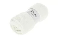 Koce - Koc 200 x 220 Mikrofibra Żakardowa Monte Biały - miniaturka - grafika 1