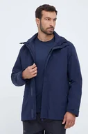 Kurtki i kamizelki sportowe męskie - Jack Wolfskin kurtka outdoorowa Altenberg 3in1 kolor granatowy - miniaturka - grafika 1