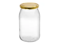 Pojemniki kuchenne - Zestaw słoików z nakrętkami Florina złote, 900 ml, 6 szt. - miniaturka - grafika 1
