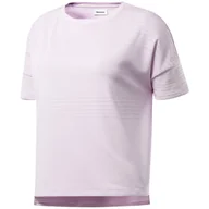 Koszulki i topy damskie - Koszulka damska Reebok  Performance Pink S - miniaturka - grafika 1