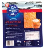 Ryby wędzone - WIODĄCA MARKA łosoś atlantycki norweski wędzony na zimno 200g - miniaturka - grafika 1