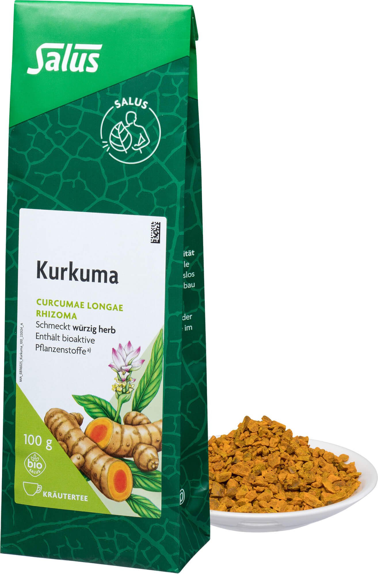 Kurkuma Salus, herbata ziołowa, Curcumae longae rhizoma 100 g