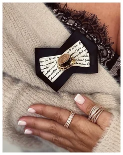 Brosza 3d z filiżanką kawy Cappuccino New - Broszki - miniaturka - grafika 1