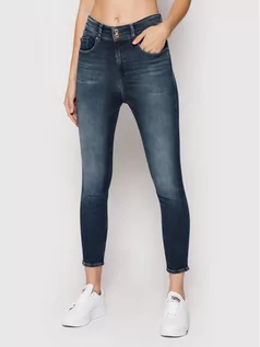Spodnie damskie - Tommy Jeans Jeansy Shape DW0DW10875 Granatowy Skinny Fit - grafika 1