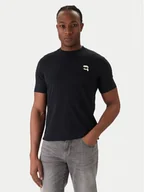 Koszulki męskie - KARL LAGERFELD T-Shirt 755710 561224 Granatowy Regular Fit - miniaturka - grafika 1