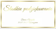 Wesele i ślub - Naklejki personalizowane na pudełka na ciasto - 30 szt. - miniaturka - grafika 1