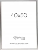 Ramki na zdjęcia - Ramka Focus Focus Can-Can Shiny Silver 40x50 - miniaturka - grafika 1