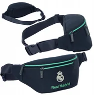 Nerki - Saszetka Nerka Real Madryt Regulowany Pasek Zamek Pojemna 25 26 Granatowy - miniaturka - grafika 1